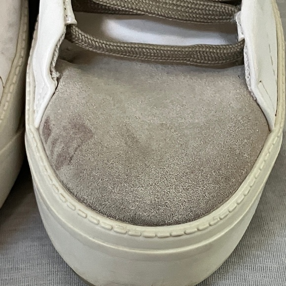 Zara size 39 Beige / White Leopard print at heel 1” high sole Textured Sneakers - Picture 7 of 16